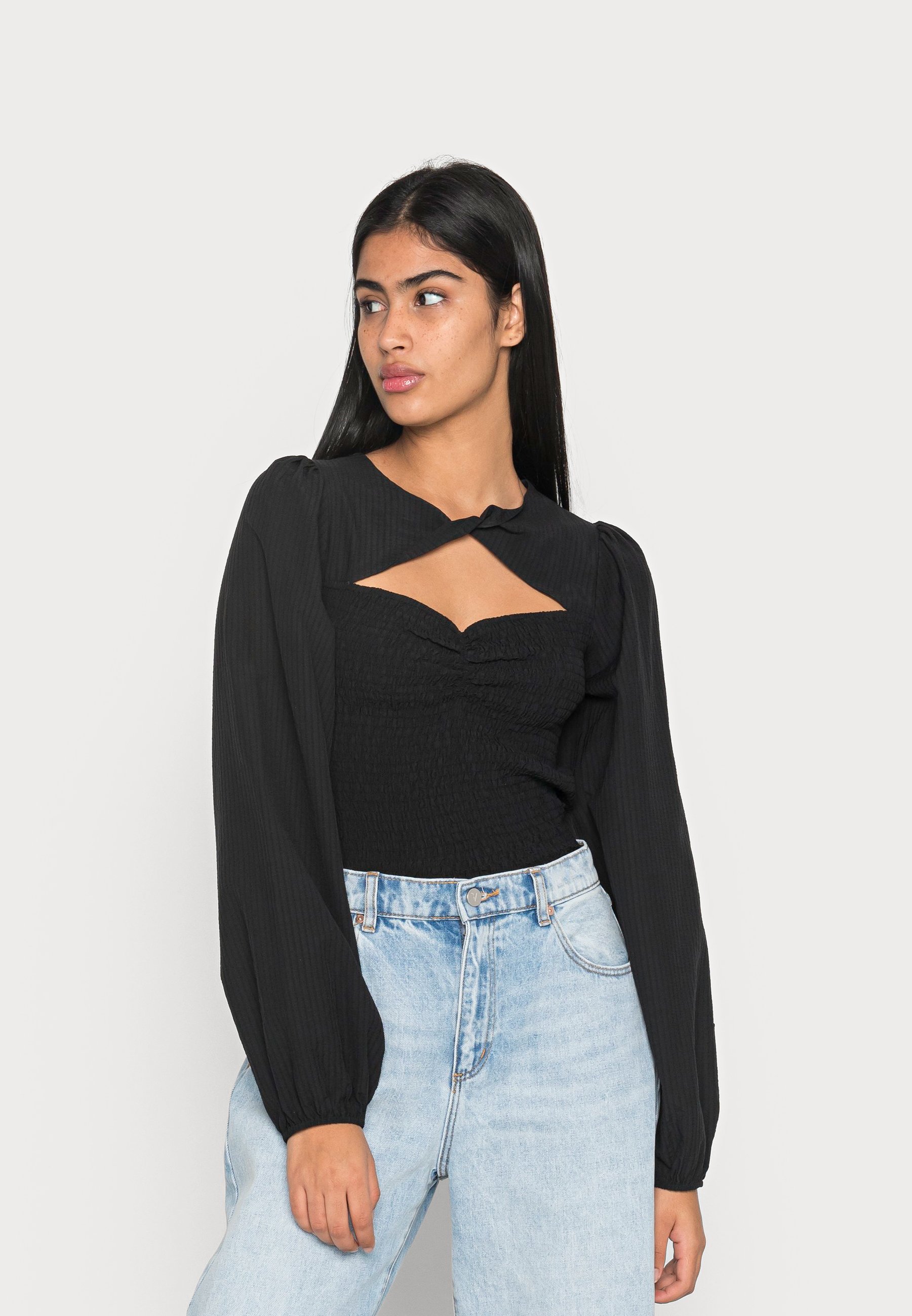Envii ENPLANA TOP - Long sleeved top - black - Zalando.de