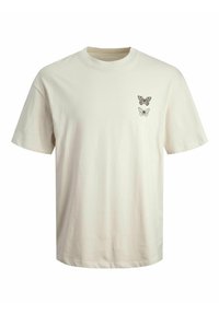 CREW NECK - Nyomott mintás póló - moonbeam