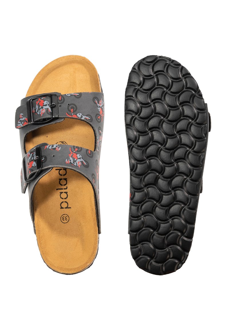 Kinder Sneaker | Palado Hausschuh print dunkelgrau bike/grau - MF52714 Kinder Sneaker | Palado Hausschuh print dunkelgrau bike/grau - MF52714