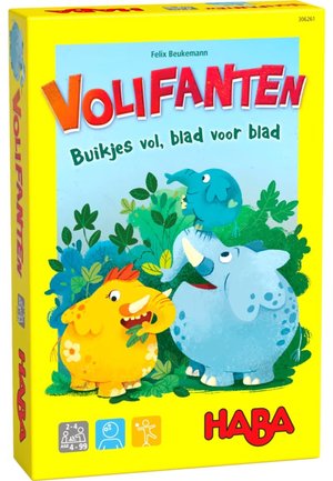 ELEPHANTS - Wooden toy - multi coloured