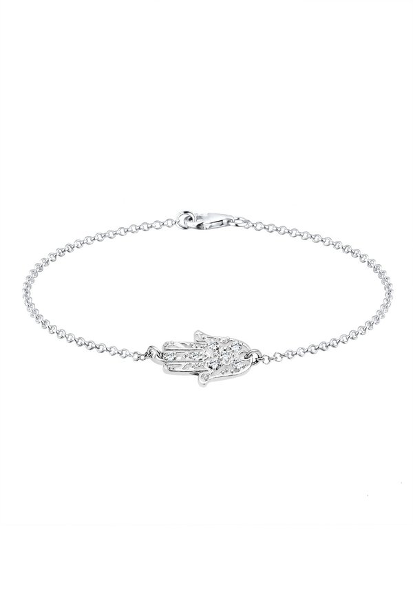 HAMSA HAND BOHO - Armband - weiß