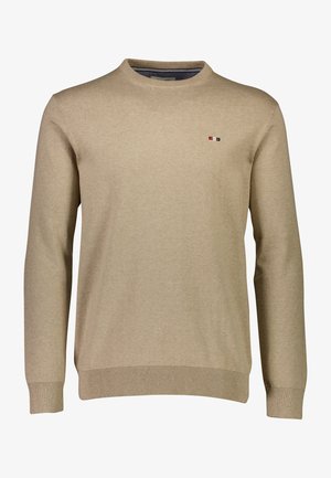 MÉLANGE O-NECK - Trui - sand mel