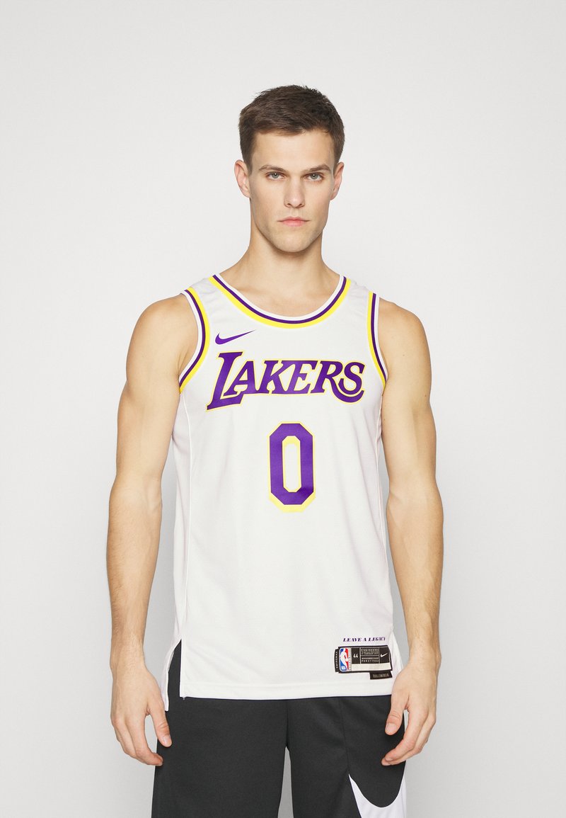 Nike Performance NBA LOS ANGELES LAKERS LEBRON JAMES - Camisola da NBA - white/westbrook rssll