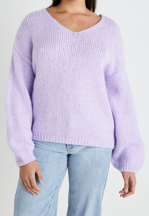 JDY, Pullover - mottled lilac