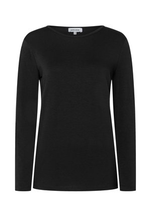 More & More, MORE & MORE ZEITLOSES BASIC-LANGARMSHIRT - Langarmshirt - black