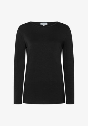 More & More, MORE & MORE ZEITLOSES BASIC-LANGARMSHIRT - Langarmshirt - black