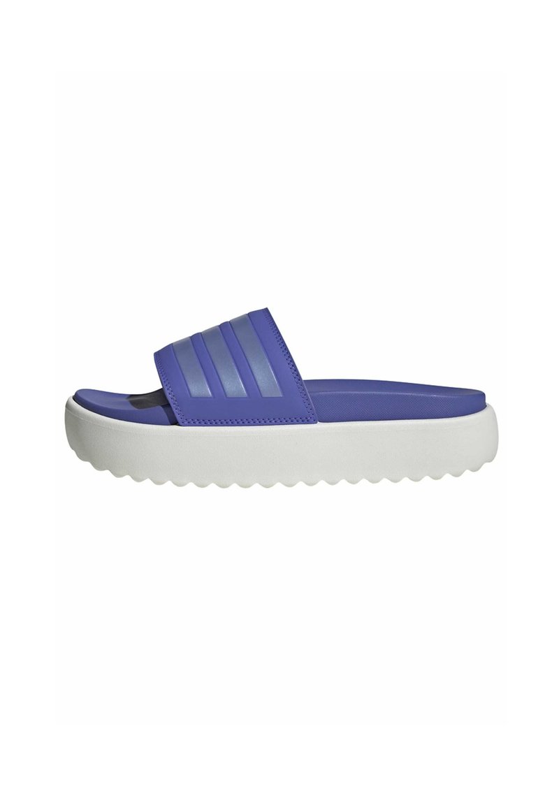 adidas Sportswear ADILETTE - Badsandal - semi  blue   blue spark met.   core white