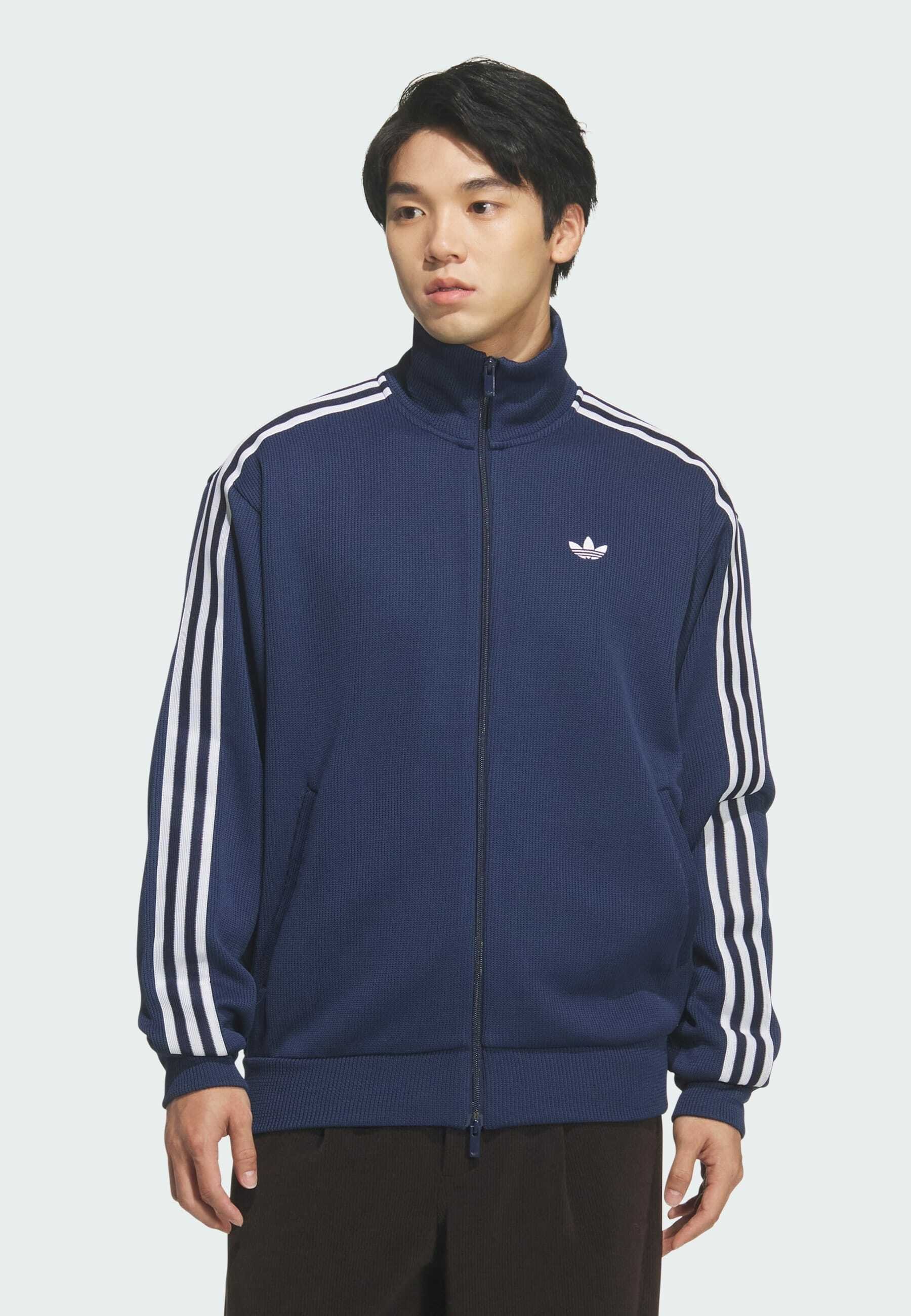  アディダス ネイビー ジップアップジャケット adidas Originals Cardigan - night indigo/blue - Zalando.co.uk