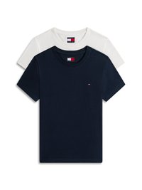 Unselected, ecru/dark night navy