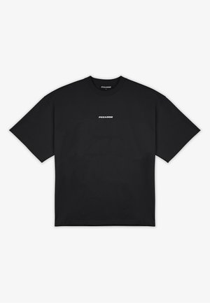 Pegador COLNE LOGO TEE - Marškinėliai su spaudiniu - washed black