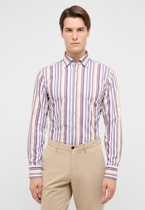 GESTREIFT - Hemd - aubergine