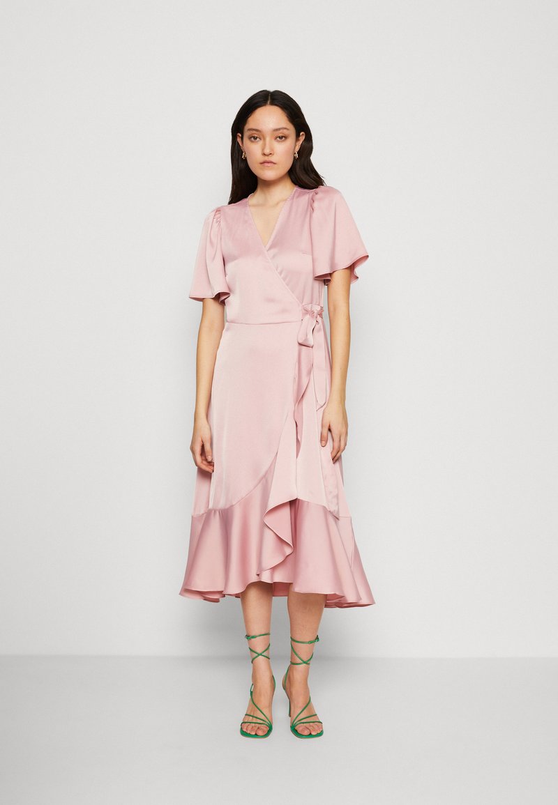 YAS YASTHEA MIDI WRAP DRESS Vestito elegante zephyr/rosa Zalando.it