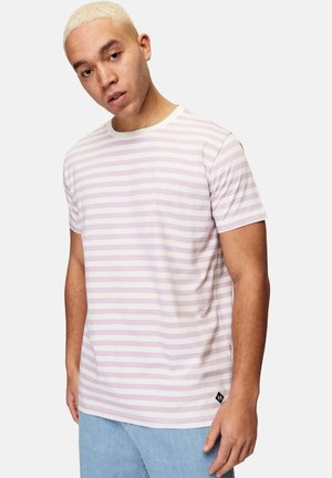 STRIPED - Print T-shirt - faded-pink