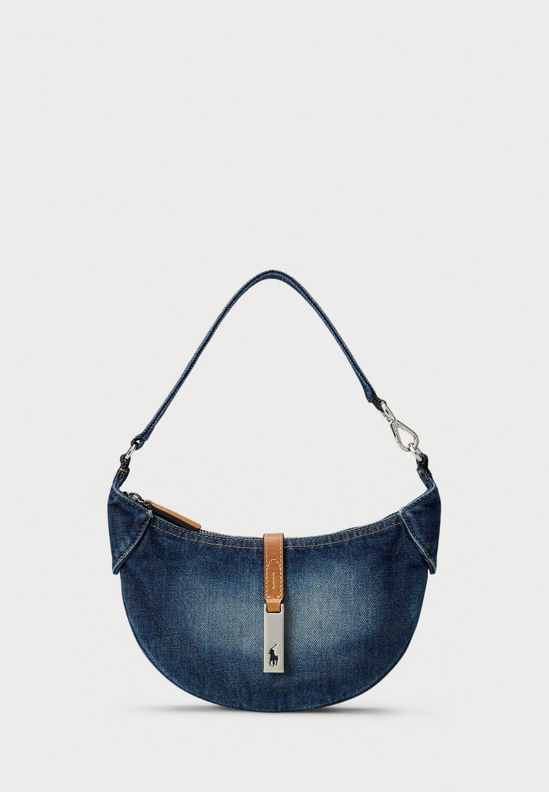 Polo Ralph Lauren - POLO ID DENIM MINI SHOULDER BAG - Bolso de mano - medium wash, Ampliar