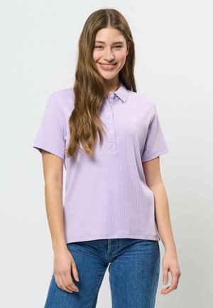 U.S. Polo Assn., UWHELGA RIB POLO - Polosärk - pastel lilac