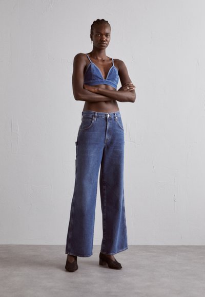 Agolde MAGDA CARPENTER - Wide leg - darkness