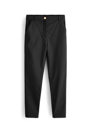 Next SENIOR GOLD SNAP HIGH WAISTED SKINNY STRETCH  - Nohavice - black