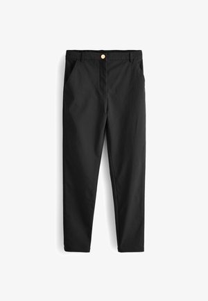 Next SENIOR GOLD SNAP HIGH WAISTED SKINNY STRETCH - Spodnie materiałowe