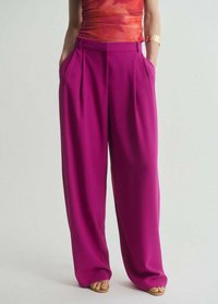 Mango - GRACE - Trousers - fuchsia Thumbnail Image 1