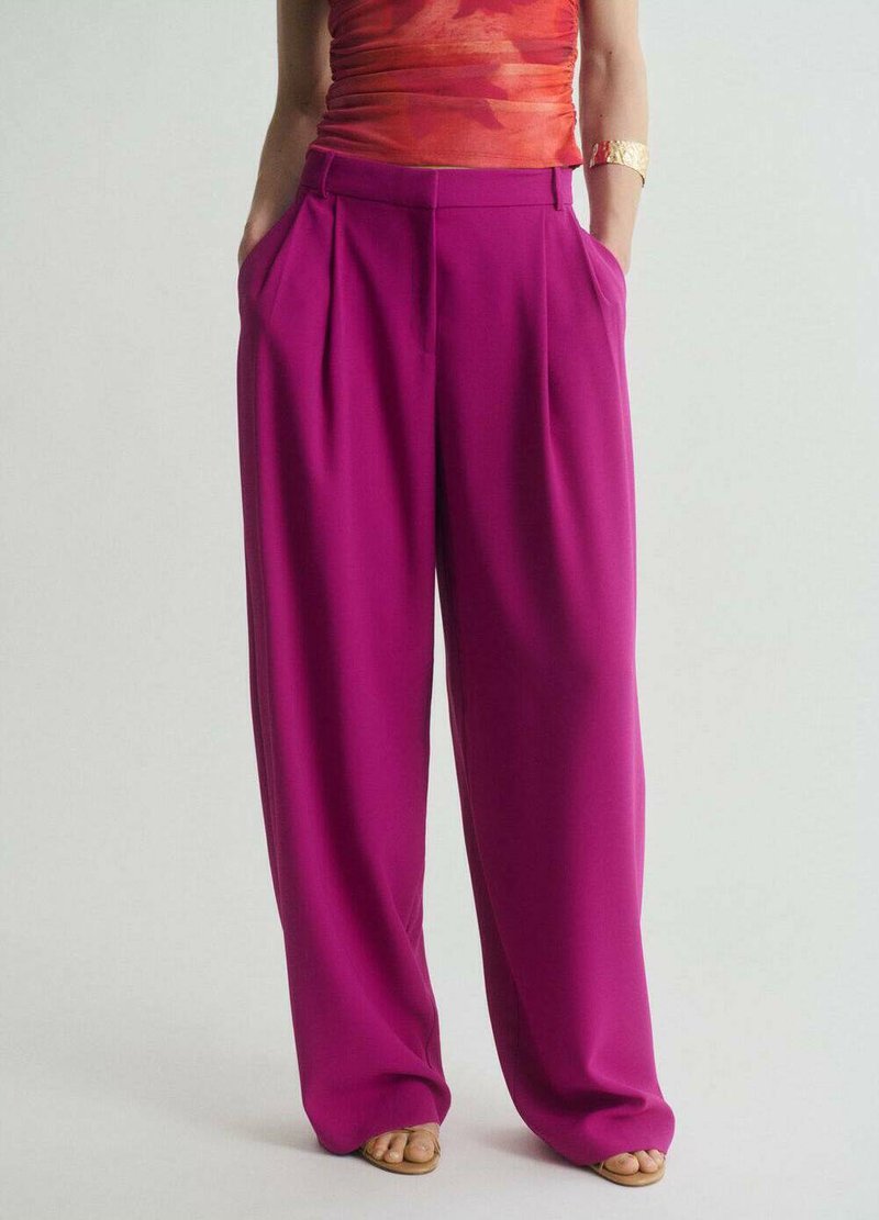 Mango - GRACE - Trousers - fuchsia, Enlarge