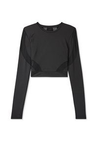 IN CON TRASPARENZE - Maglietta a manica lunga - nero