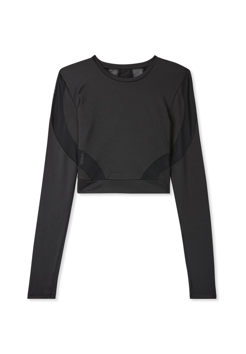 Haut Femme Noir épaule Transparente – Taille S-M-L-XL – Neuf Avec étiquette