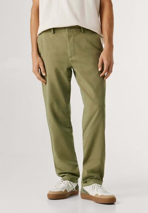 GYMDIGO - Pantalones chinos - washed army green