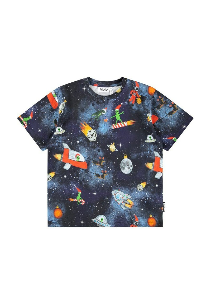 Molo RILEY - Triko s potiskem - space holiday