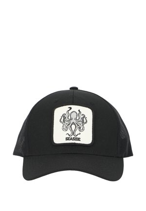 Seaside TRUCKER - Cap - black octopus