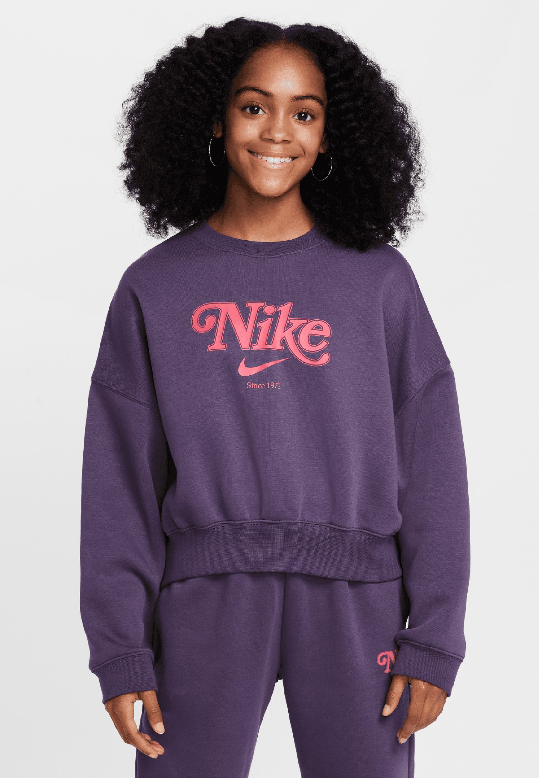 Nike Sportswear TREND CREW - Felpa - dark raisin/viola - Zalando.it