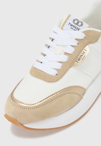TWINSET Trainers - bianco ottico/oro