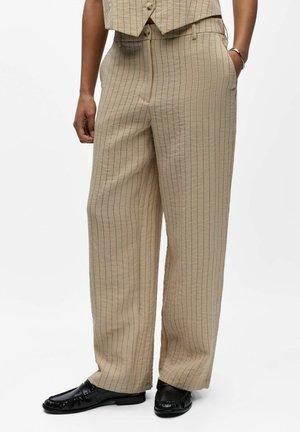 WIDE LEG  - Pantalon classique - humus