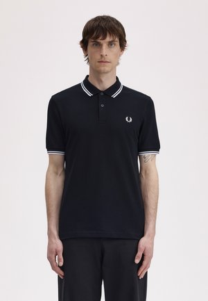 Fred Perry TWIN TIPPED - Polo - black