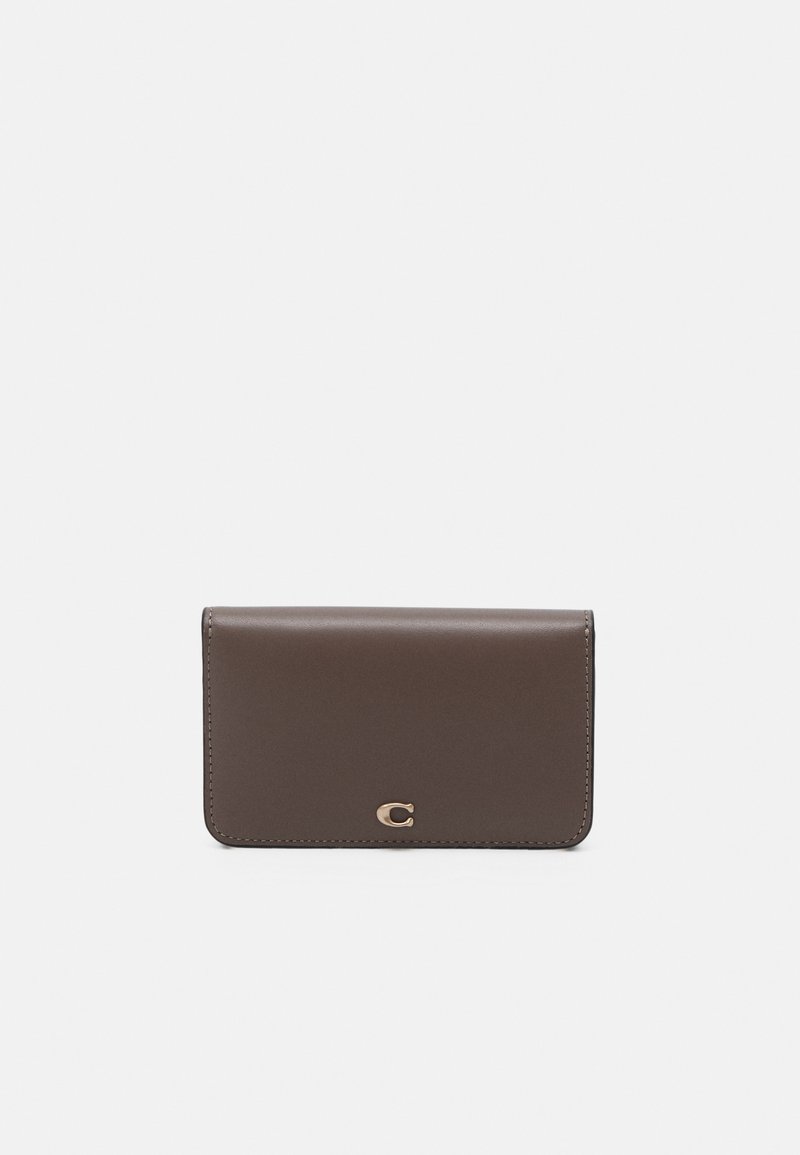 Coach SLIM CARD CASE Wallet dark stone/olive Zalando.co.uk