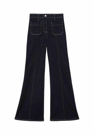 Reiss, REGULAR FIT - SAKURA PATCH-POCKET FLARED JEANS . - Flared Jeans - indigo blue