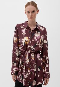 s.Oliver BLACK LABEL LONG À IMPRIMÉ ALL OVER - Overhemdblouse - bordeaux