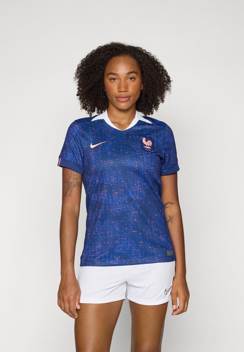 Nike Performance - FFF HM - Sport T-shirt - blue void/light madder root, Vergroten