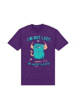 T-Shirt print - purple