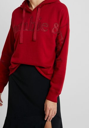 Felpa con cappuccio - red