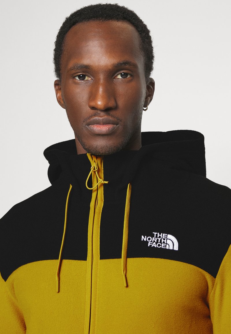 The North Face HOMESAFE FULL ZIP HOODIE - Zip-up sweatshirt - mineral  gold/black/yellow - Zalando.co.uk