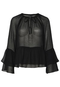 PCNANDITTA ONECK - Blouse - black