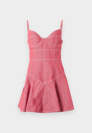 FLOUNCY - Robe en jean - red