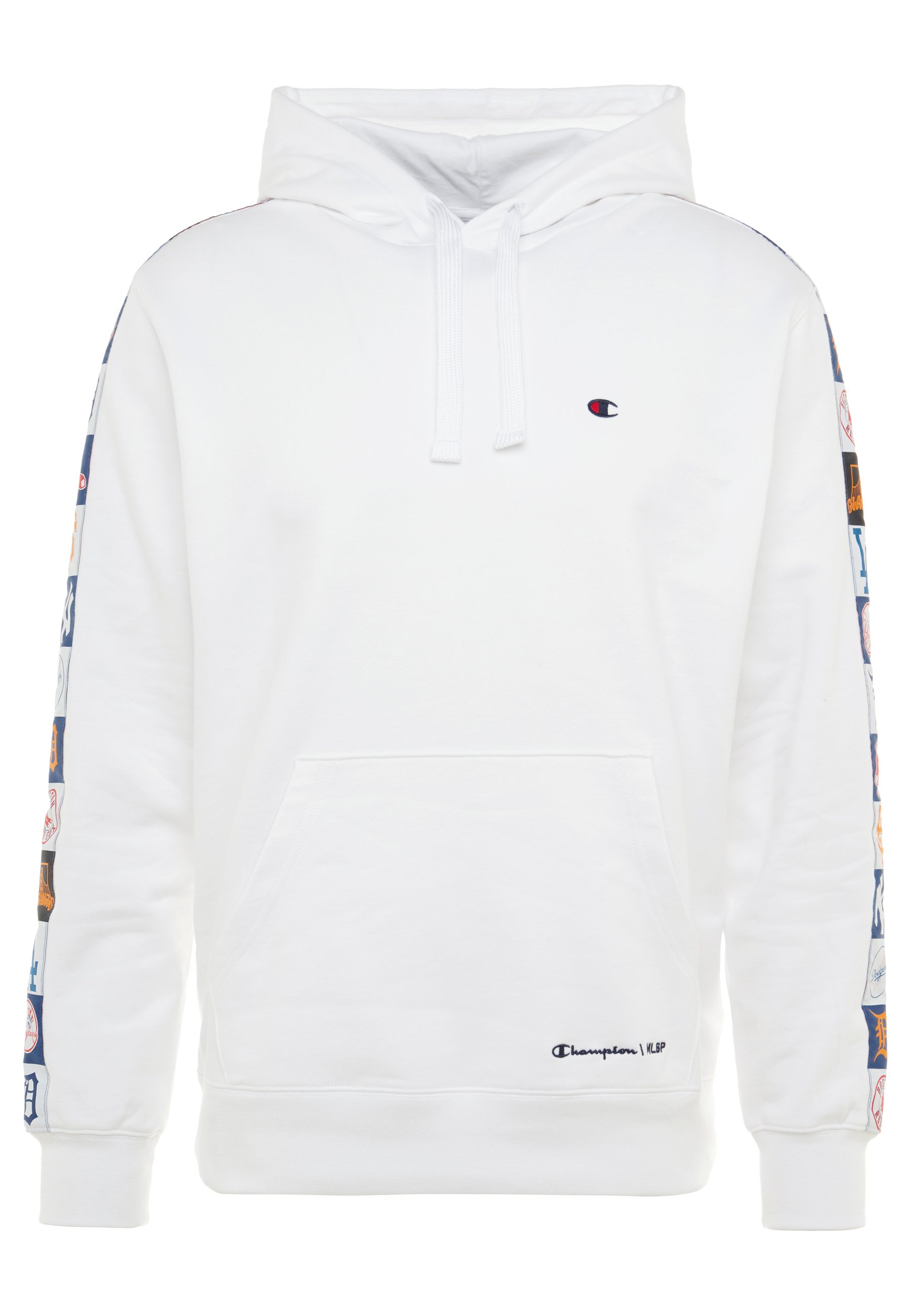 white champion zip up jacket
