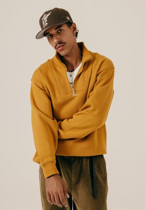 BLKVIS, SCRIPT HALFZIP - Суитшърт - wood thrush
