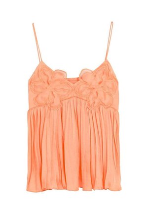 Scalpers, SCALPERS SLIP FLOWER TOP - Top - coral