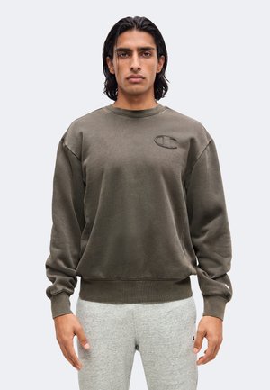Champion, SPORTSWEAR CREWNECK RELAX FIT WASHED - Суитшърт - olive