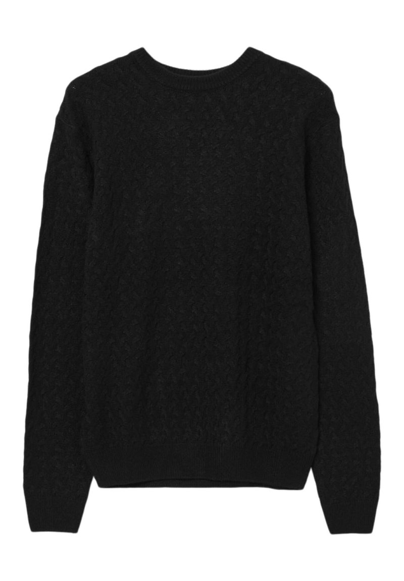 Maglione Donna Nero – Manica Lunga, Lavabile In Lavatrice - 2