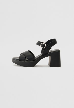 ELIANA - Ankle cuff sandals - murri black