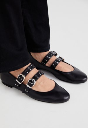THEKLA BALLET FLATS - Riemchenballerina - black