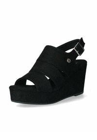 Refresh Sandali con plateau - nero